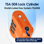 TSA Approved Luggage Lock – 3-Digit Combination Padlock (Orange Pack) - LockSelect 