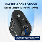 TSA Approved Luggage Lock – 3-Digit Combination Padlock with Open Alert & Easy-Read Dials (Black Pack) - LockSelect 