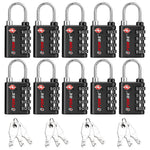 Forge Dual-Opening TSA Lock: Combo & Key Access , Black Pack