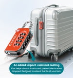 Anvil TSA Approved Luggage Lock – 4-Digit Combination (Orange Pack) - LockSelect 