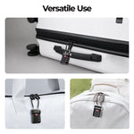 TSA-Approved Cable Luggage Locks - Black