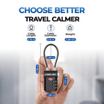TSA-Approved Cable Luggage Locks - Black