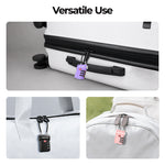 TSA-Approved Cable Luggage Locks - Purple