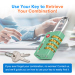 Forge Dual-Access TSA Approved Lock (Guardian series, Green pack)