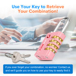 Forge Dual-Access TSA Approved Lock (Guardian series, Pink pack)