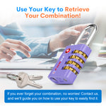 Forge Dual-Access TSA Approved Lock (Guardian series, Purple pack)