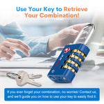Forge Dual-Access TSA Approved Lock (Guardian series, Blue pack)