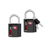 Forge TSA Approved Key Locks for Travel - Compact Alloy (OX Series, Black Pack)