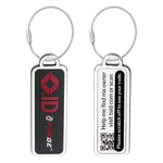 TSID QR Code Lost & Found Luggage Tag – Small Black