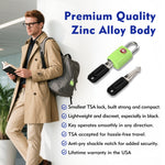 Mini TSA Approved Keyed Luggage Lock – One Key Opens All (Green Pack) - LockSelect 