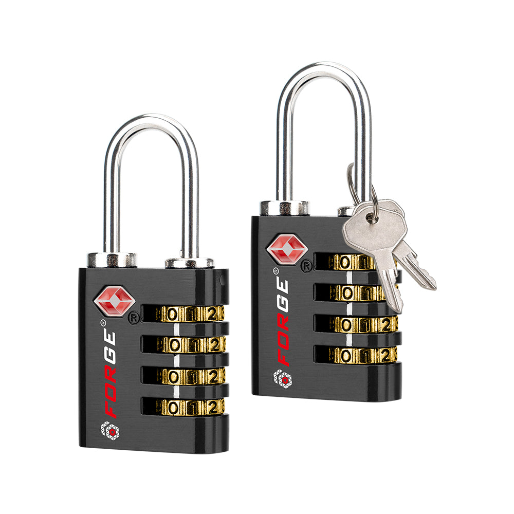 Forge Dual-Access TSA Approved Lock (Guardian series, Black pack)