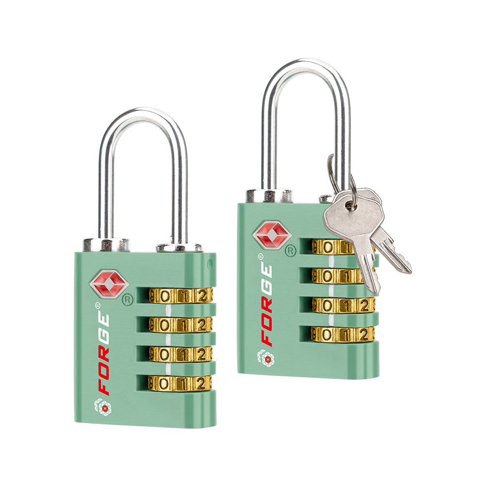 Forge Dual-Access TSA Approved Lock (Guardian series, Green pack)