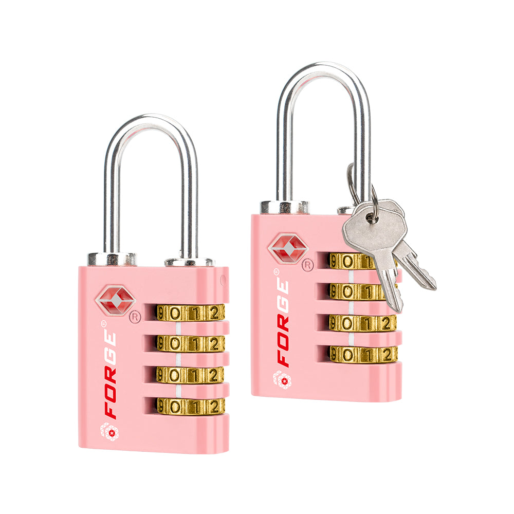 Forge Dual-Access TSA Approved Lock (Guardian series, Pink pack)