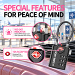 Pack para parejas: 4 candados SureLock TSA