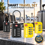 Pack de negocios: 4 candados ANVIL TSA