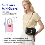 Mini TSA Approved Keyed Luggage Lock – One Key Opens All (Pink Pack) - LockSelect 