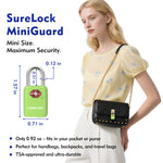 Mini TSA Approved Keyed Luggage Lock – One Key Opens All (Green Pack) - LockSelect 