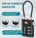 ANVIL TSA Approved Luggage Lock – High Security TSA008 Combination Travel Lock(4 Color Pack)