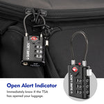 TSA Accepted Combination Luggage Lock – (Black Pack) - LockSelect 