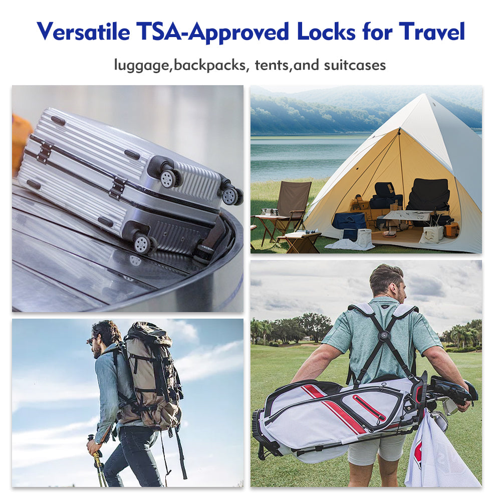 TSA Accepted Combination Luggage Lock – (Black Pack) - LockSelect 