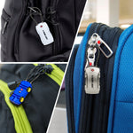 Car-Shaped TSA Cable Lock – 4-Digit Resettable Luggage Lock (Black) - LockSelect 