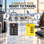Pack de negocios: 4 candados ANVIL TSA