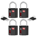 Forge TSA Approved Key Locks for Travel - Compact Alloy (OX Series, Black Pack)