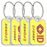 TSID QR Code Lost & Found Luggage Tag – Large Yellow
