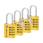 Forge Dual-Access TSA Approved Lock (Guardian series, Yellow pack)