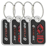 TSID QR Code Lost & Found Luggage Tag – Large Black