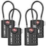 TSA Accepted Combination Luggage Lock – (Black Pack) - LockSelect 