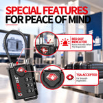 Family Travel Lock Bundle – 6 TSA-Approved Luggage Locks