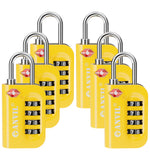 Anvil TSA Approved Luggage Lock – 4-Digit Combination (Yellow Pack) - LockSelect 