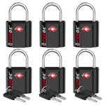 Forge TSA Approved Key Locks for Travel - Compact Alloy (OX Series, Black Pack)