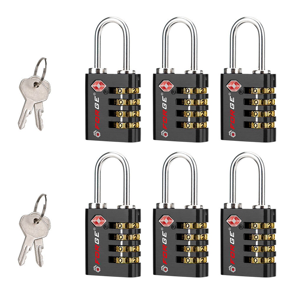 Forge Dual-Access TSA Approved Lock (Guardian series, Black pack)