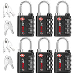 Forge Dual-Opening TSA Lock: Combo & Key Access , Black Pack