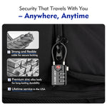 TSA Accepted Combination Luggage Lock – (Black Pack) - LockSelect 