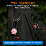 Forge TSA006 Dimple Key Cable Locks (Koala Series, Pink 2 Pack)