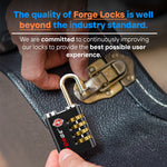 Forge Dual-Access TSA Approved Lock (Guardian series, 4 colors pack)