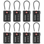 4-Digit TSA Approved Luggage Lock – TSA008 Core with Alert Indicator (Black Pack)