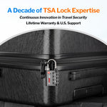 Forge Dual-Opening TSA Lock: Combo & Key Access , Black Pack