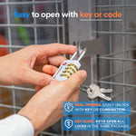 Forge Dual-Access TSA Approved Lock (Guardian series, White pack)