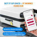 TSID QR Code Lost & Found Luggage Tag – Large Yellow