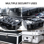 SureLock Heavy Duty TSA Padlock for Pelican Cases & Gun Cases, Black Pack