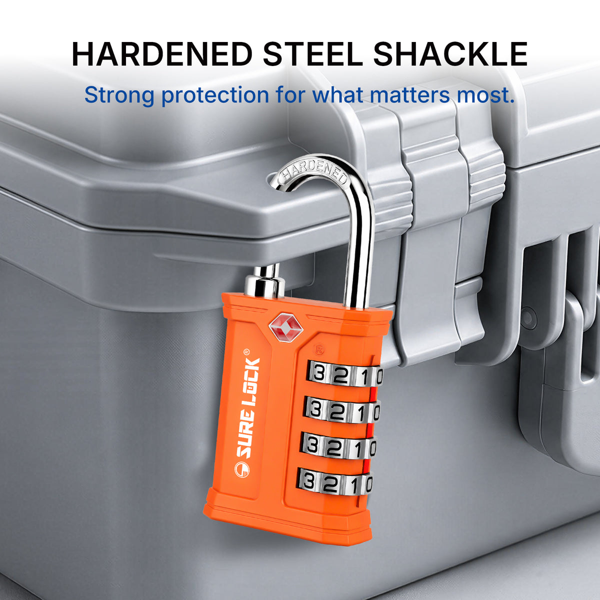SureLock TSA25029 resistente para Pelican (pack negro)