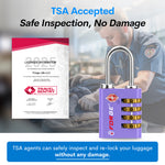 Forge Dual-Access TSA Approved Lock (Guardian series, Purple pack)