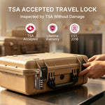 SureLock Heavy Duty TSA Padlock for Pelican Cases & Gun Cases, Black Pack