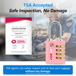 Forge Dual-Access TSA Approved Lock (Guardian series, Pink pack)
