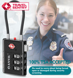 ANVIL TSA Approved Luggage Lock – High Security TSA008 Combination Travel Lock(4 Color Pack)