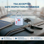 Forge TSA Approved Key Locks for Travel - Compact Alloy (OX Series, Silver Pack)